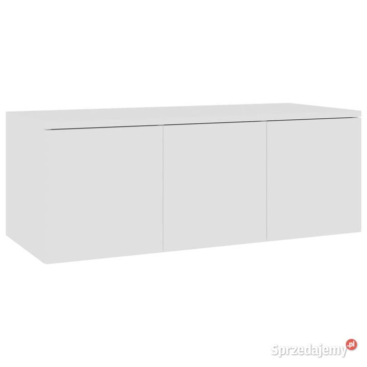 Szafka pod TV biała 80x34x30 materiał Warszawa