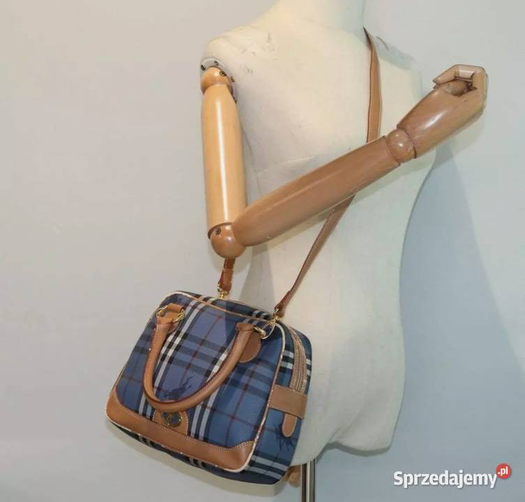 Oryginalna Burberrys Nova Check Hand Bag Piękna Warszawa