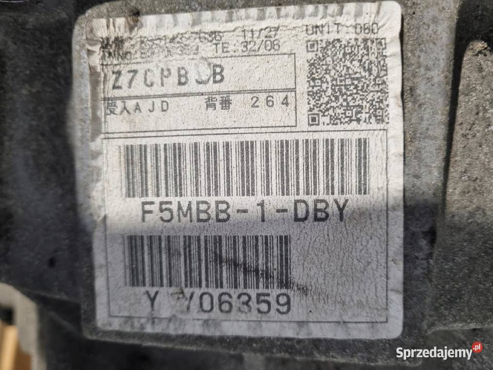 SKRZYNIA BIEGÓW Mitsubishi Lancer VIII 18 Rudka