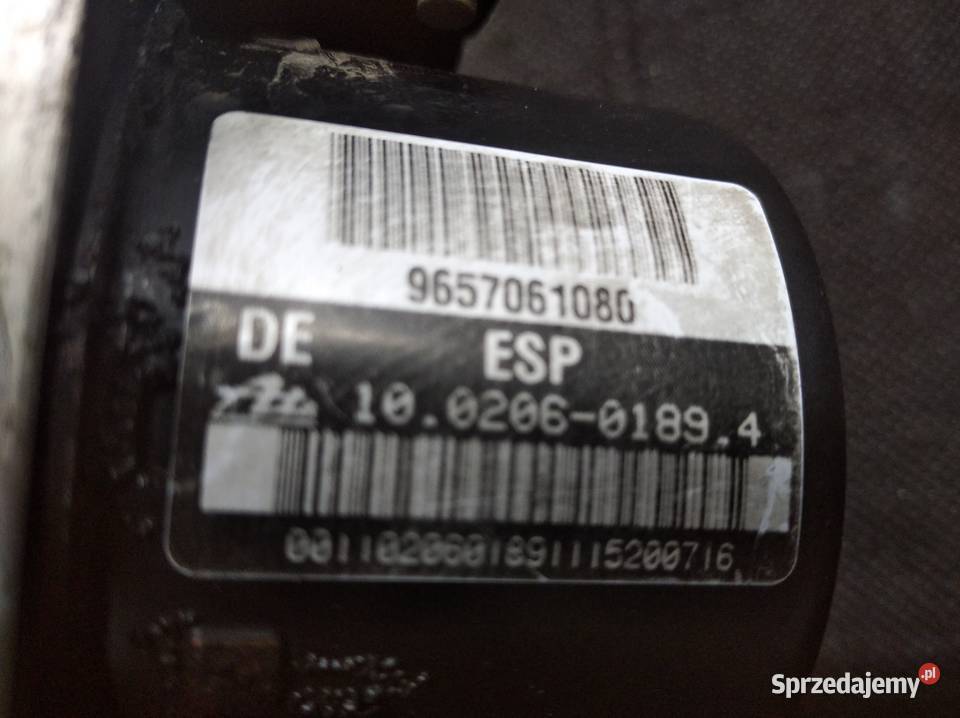 POMPA ABS ESP CITROEN C5 Swarzędz