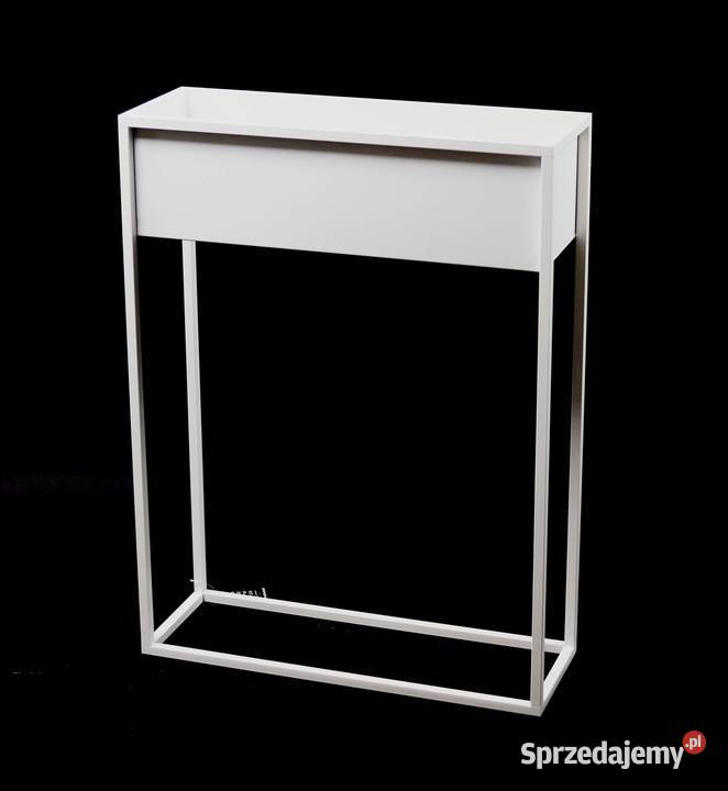 Kwietnik Metalowy Stojak Donica 80x60 skrzynka Sobienie-Jeziory