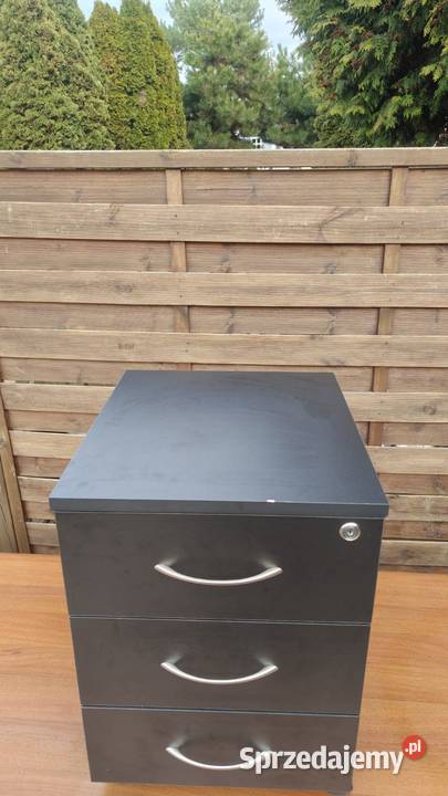Kontenerek czarny z szufladami Super Komody mazowieckie Warszawa