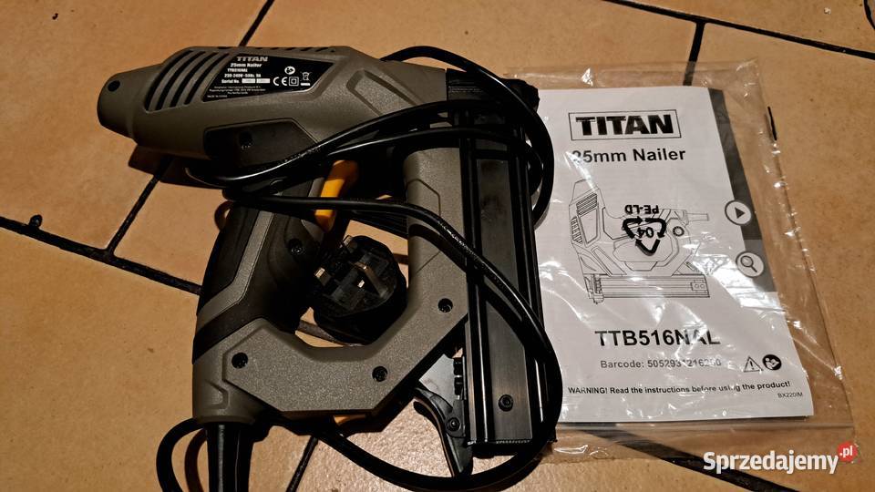 Gwożdziarka elektryczna TITAN nowa wielkopolskie Leszno