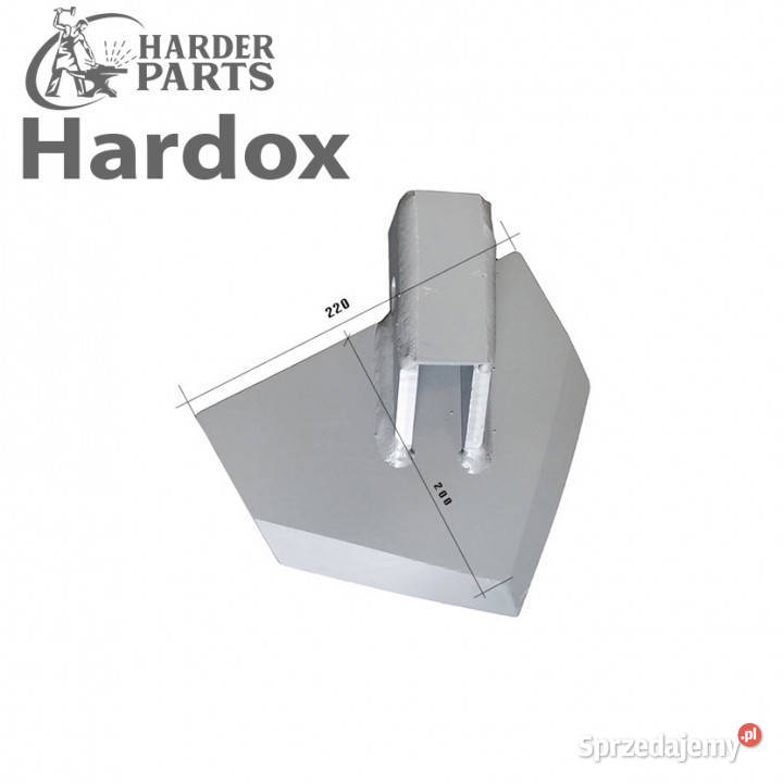 Lemiesz HARDOX S22A220B200l części do Suwałki