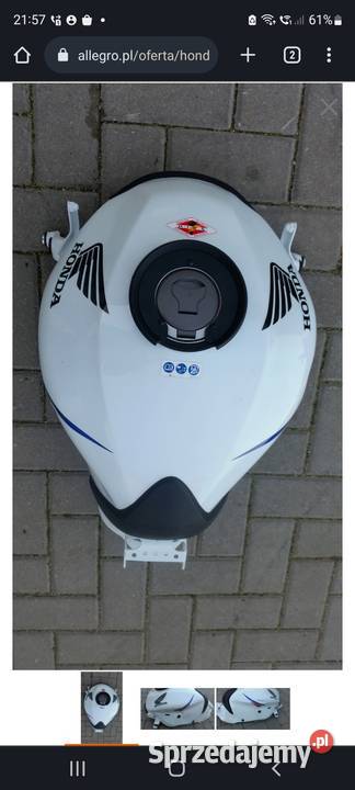 Honda CB650F zbiornik bak pompa wlew paliwa Lwówek sprzedam
