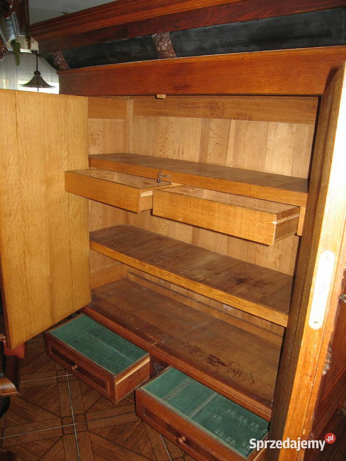 Szafę dębową zabytkową sprzedam Szczecin
