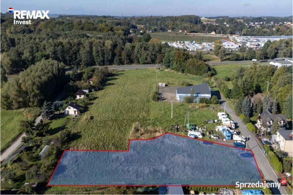Działka z warunkami zabudowy 4 domy 8 mieszkań 2303m2 Bielsko-Biała sprzedam