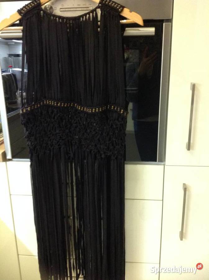 Kamizelka Narzutka z Frędzlami Damska AMISU 3436 Nowa Sól