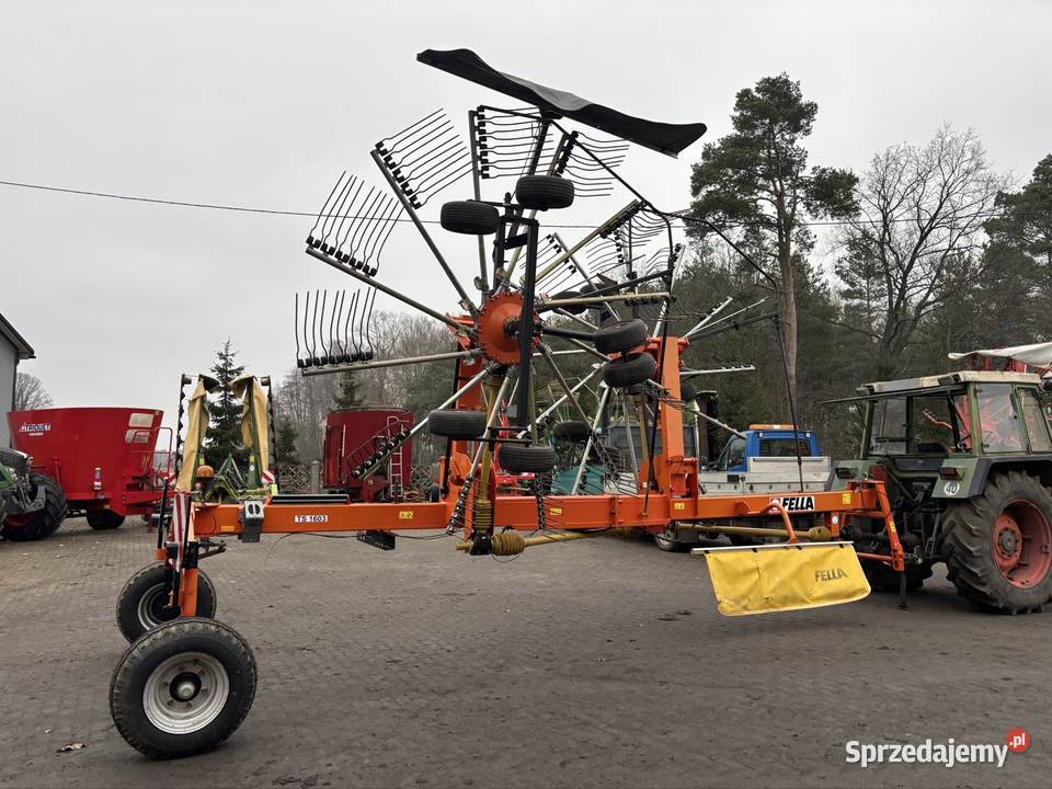 Fella ts 1603 zgrabiarka 2 karuzelowa do boku 1 Myszyniec sprzedam