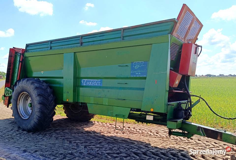Rozrzutnik obornika Coutand Twister 1416 ton nieuszkodzony Poddębice