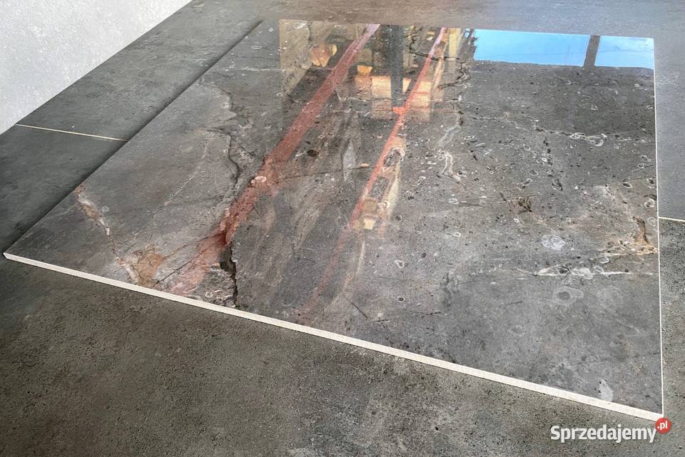 Gres polerowany MARMUR szarygrafit 60x60 POŁYSK Łask