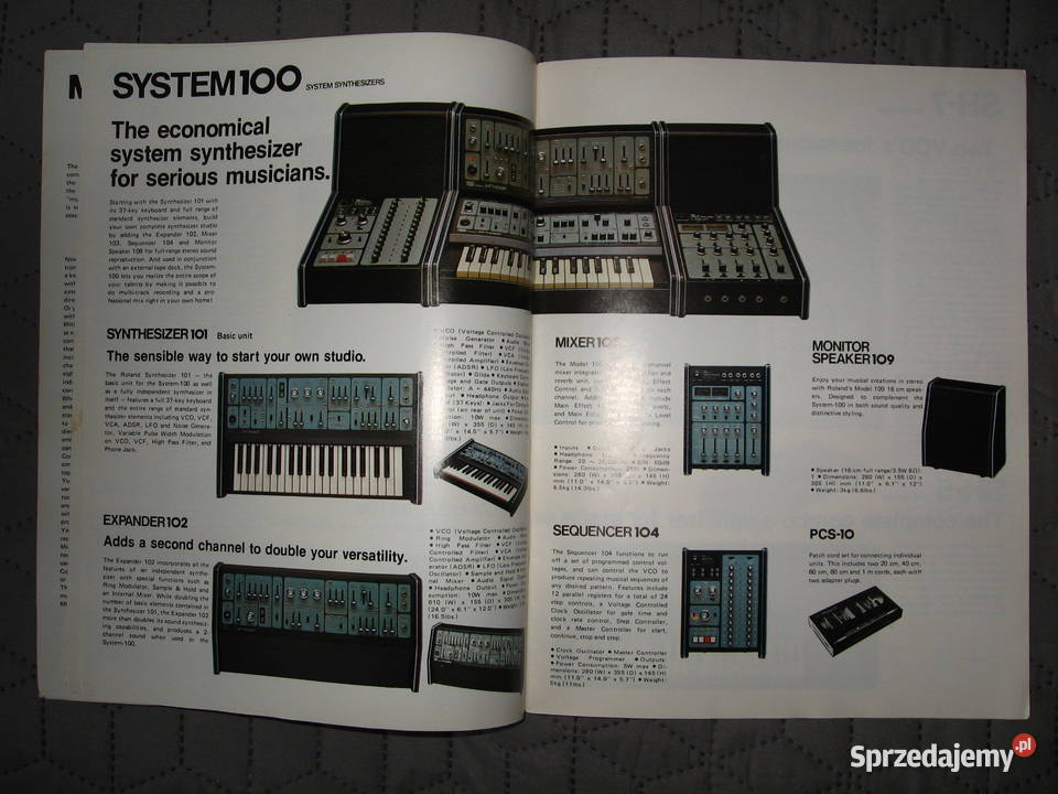 Roland syntezatory SH7 SH5 SH2000 GR500 System pomorskie Kępice sprzedam