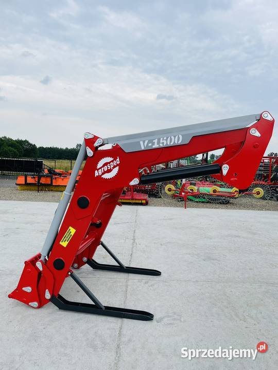 ŁADOWACZ CZOŁOWY AGROSPED V 1500 URSUS ZETOR MTZ Ładowacze czołowe Września