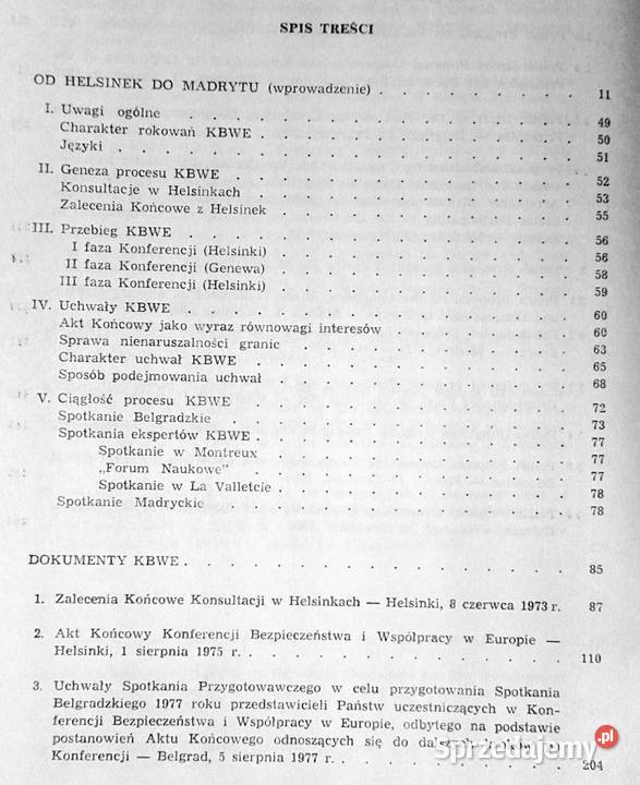 Helsinek do Madrytu Dokumenty KBWE Zdzisław Chełm