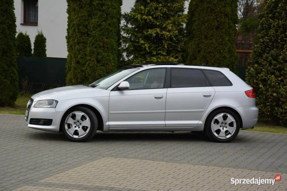 Audi A3 Lift DSG Panorama Skóry Duża Navi DRL elektrochrom. lusterko wst. A3 Ostrów Mazowiecka