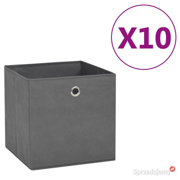 Pudełka z włókniny 10 28x28x28 szare WM325193 Warszawa sprzedam