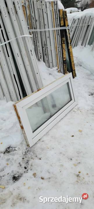 OKNA KacprzaK OKNO PCV 122X53 Używane Plastikowe Okna ścienne Siedlce