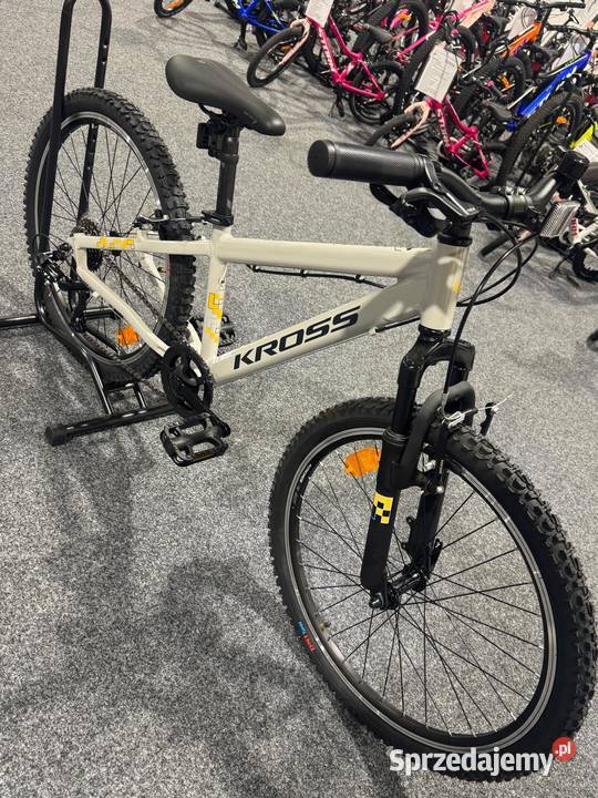 Rower dziecięcy KROSS Dust JR 10 Szary Rama S12 Poznań