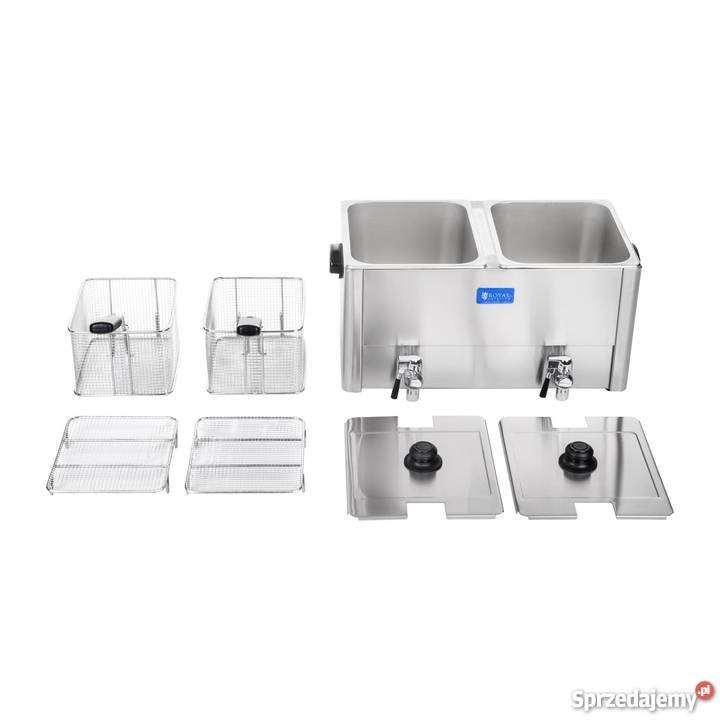 Podwójna frytkownica frytownica 2x13L termostat śląskie Poczesna