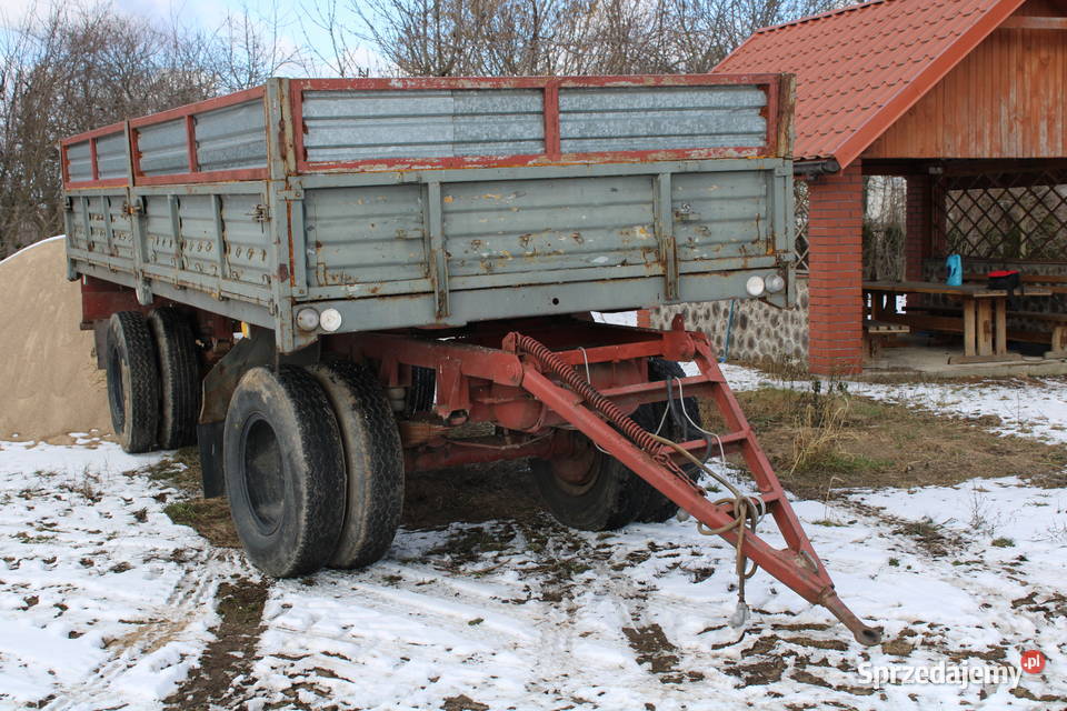 przyczepa D 83 jako rolnicza Maszyny rolnicze Rutki-Kossaki