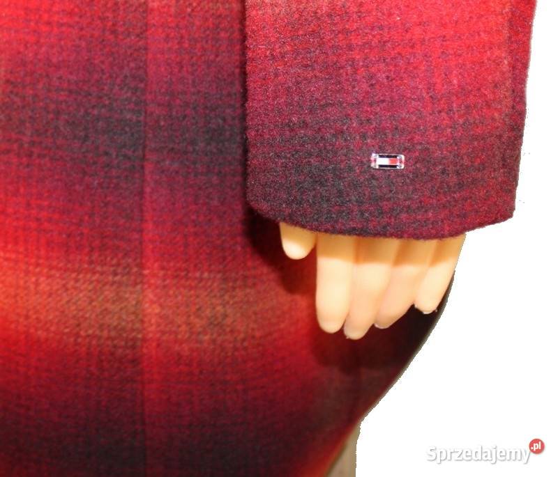 Damski płaszcz Tommy Hilfiger Wool Blend Check Tarnowskie Góry