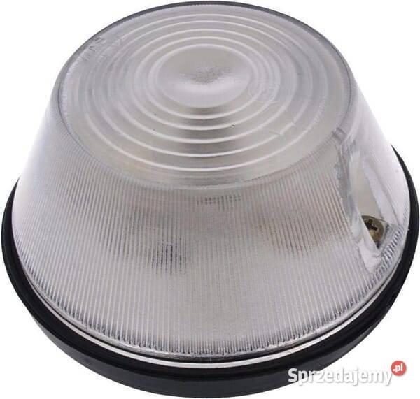 Lampa obrysowa okrągła 1224V biała przykręcana