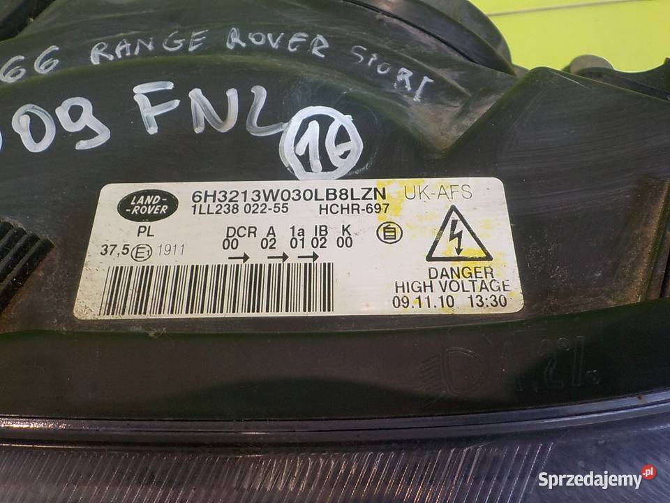 RANGE ROVER SPORT I LIFT 36 TDV8 SUV XENON lampa mazowieckie Suków