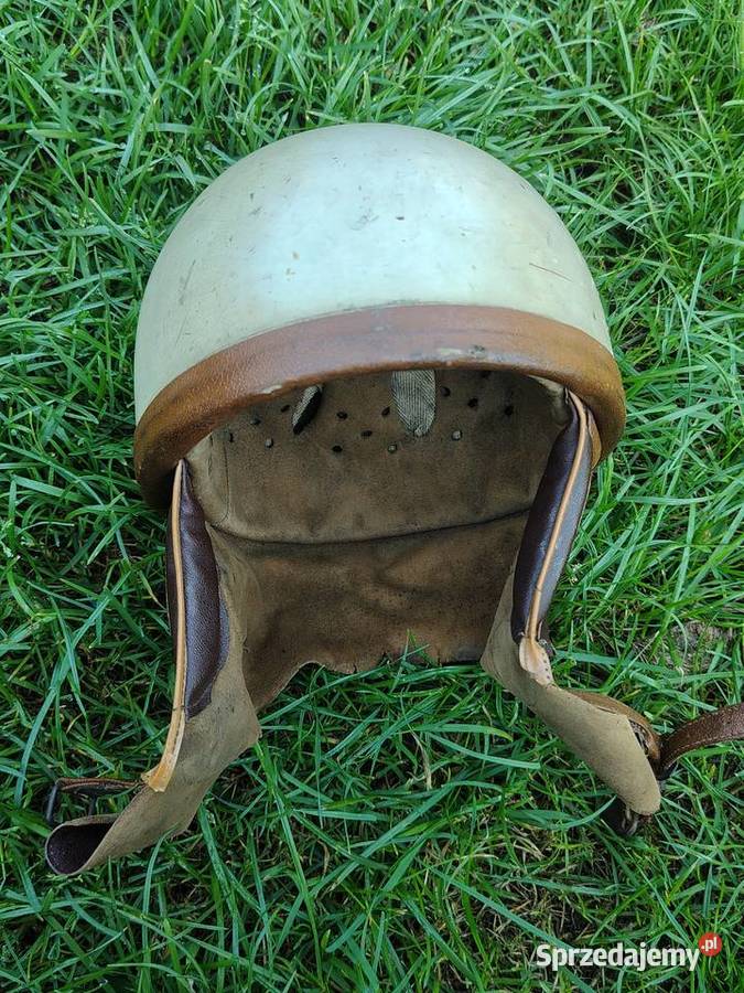Kask motocyklowy prl orzeszek Nowa Sól