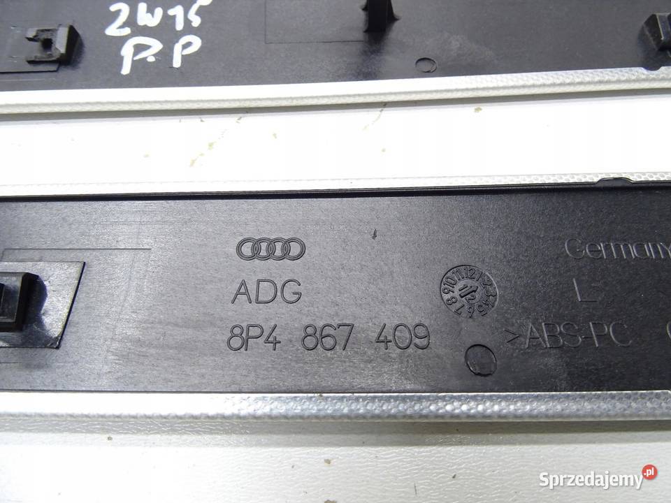 LISTWY DEKORY DRZWI AUDI A3 8P LIFT 5D SPORTBACK