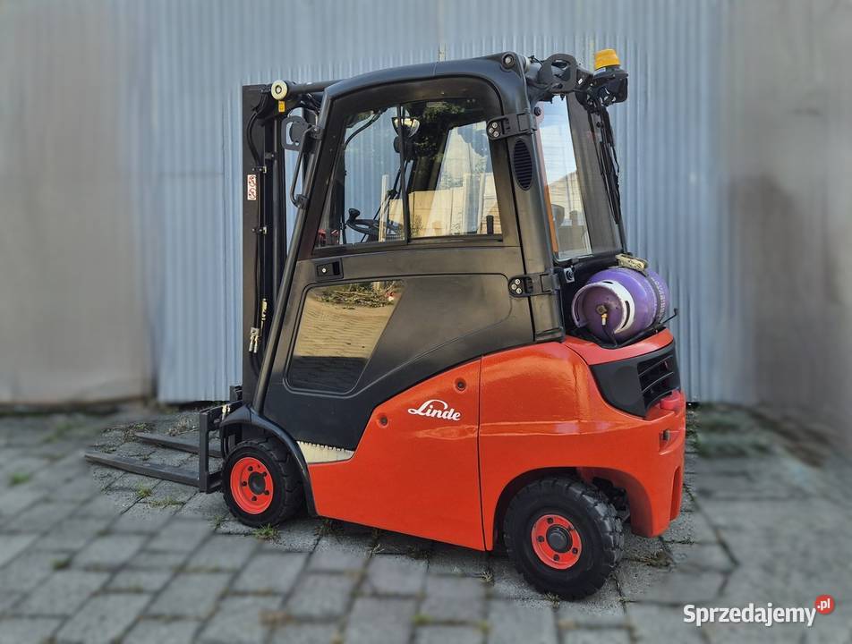 Linde H16 TRIPLEX wolny skok KABINA 4 sekcje kabina Wózki widłowe