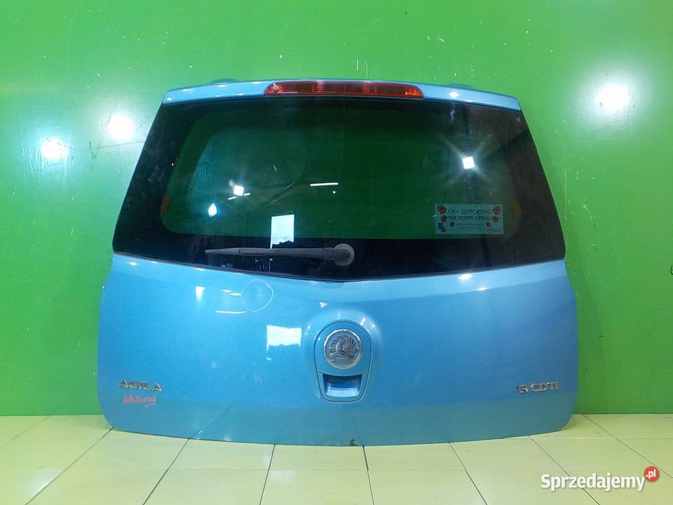 OPEL AGILA B II 13 CDTI 08r 5D klapa tyl Klapy bagażnika mazowieckie