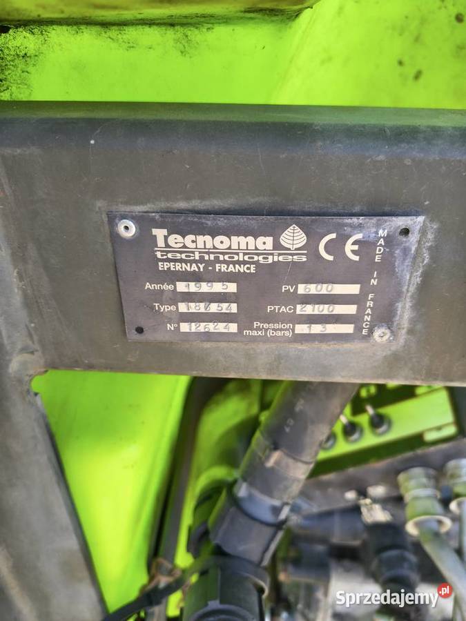 Opryskiwacz tecnoma 15m 1000l hydraulicznie Środa Śląska sprzedam