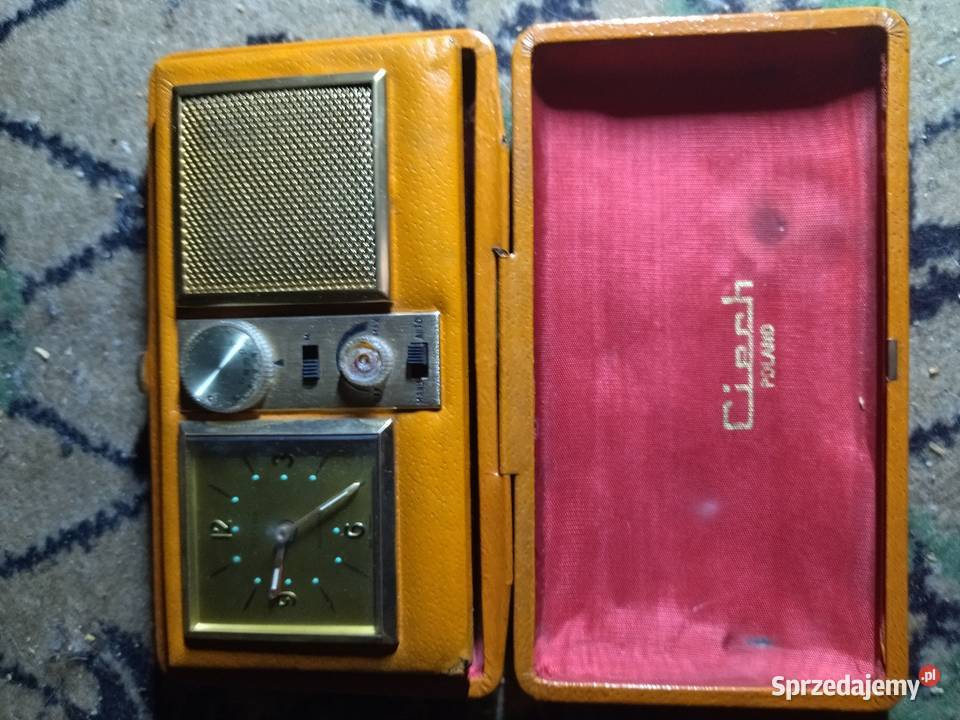 Stary zegar i radio CIECH sprzedam