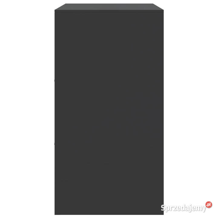 Szafka boczna czarna 67x39x73 stal WM841673 Warszawa