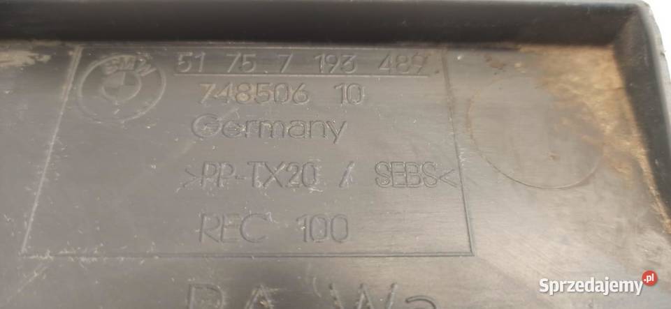 BMW F07 OSŁONA PODWOZIA LEWY TYŁ 7193489 osobowe