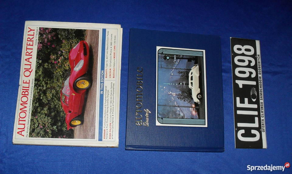 KsiążkaAutomobile Quarterly volume 17 Number 4 Łódź