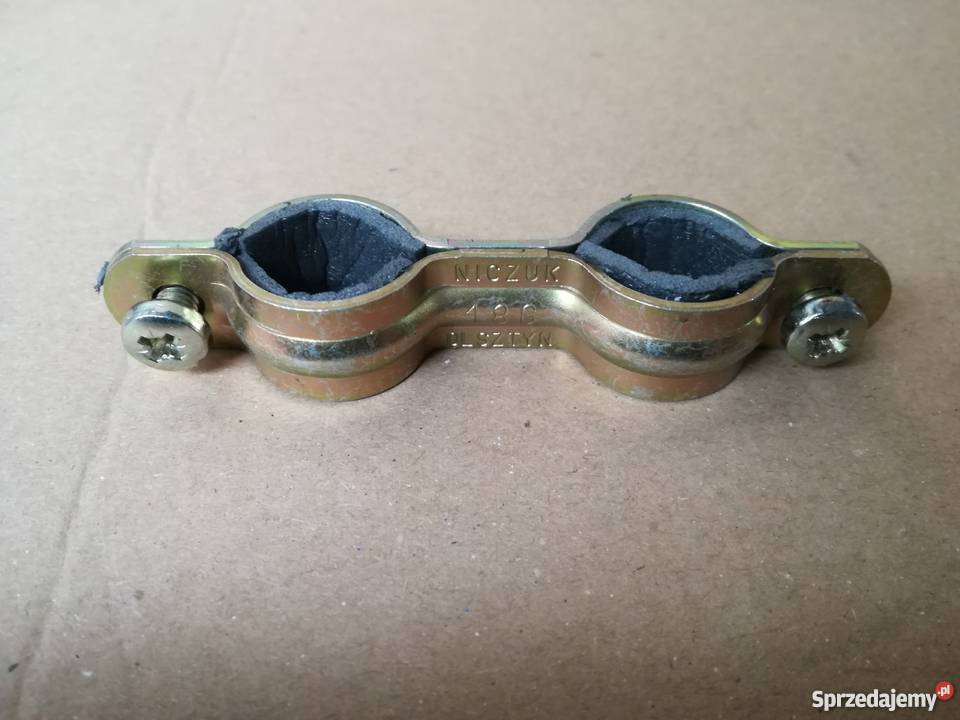 Obejma Podwój Do Miedzi 18MM Z Gumą KPL Siedlce