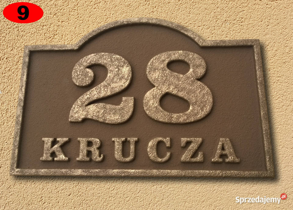 Tabliczka Tablica Adresowa Numer na Dom