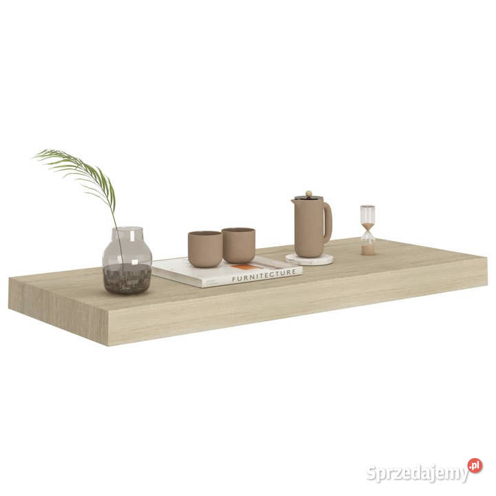 Półki ścienne 4 kolor dębowy 60x235x38 MDF mazowieckie Warszawa