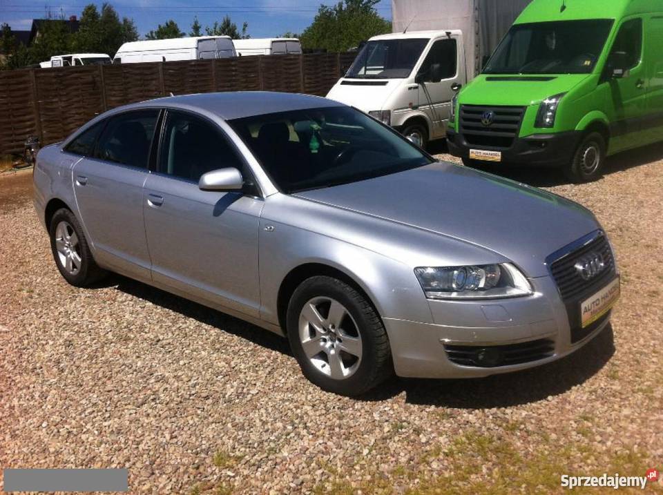 Audi A6 srebrny Audi pomorskie Sierakowice