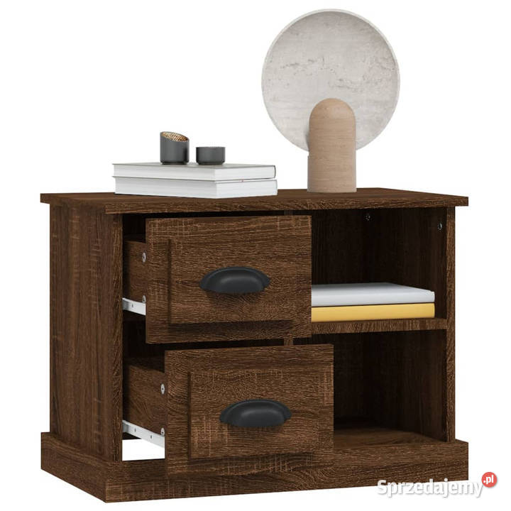 Szafka nocna brązowy dąb 60x355x45 WM816375 mazowieckie