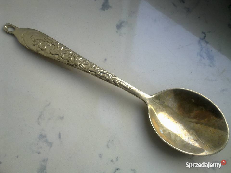 Łyżka Szabla Nóż do Kopert Mosiądz Płońsk