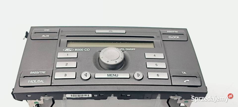 RADIO FORD FIESTA MK6 6S6118C815AG Lipno