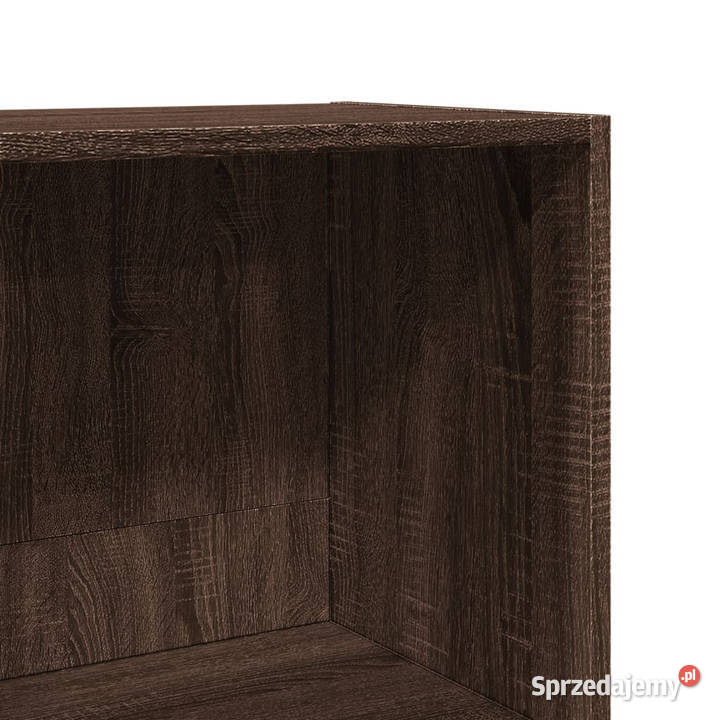 Regał na książki brązowy dąb 40x30x189 WM857891 Warszawa sprzedam