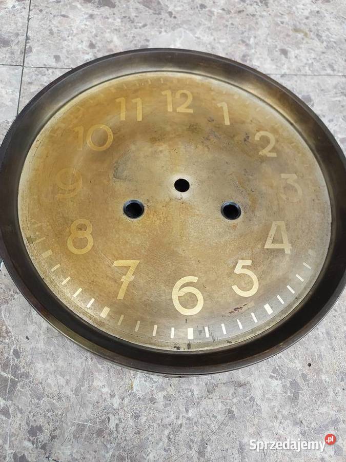 712 Tarcza starego zegara ściennego 205 56532 pomorskie