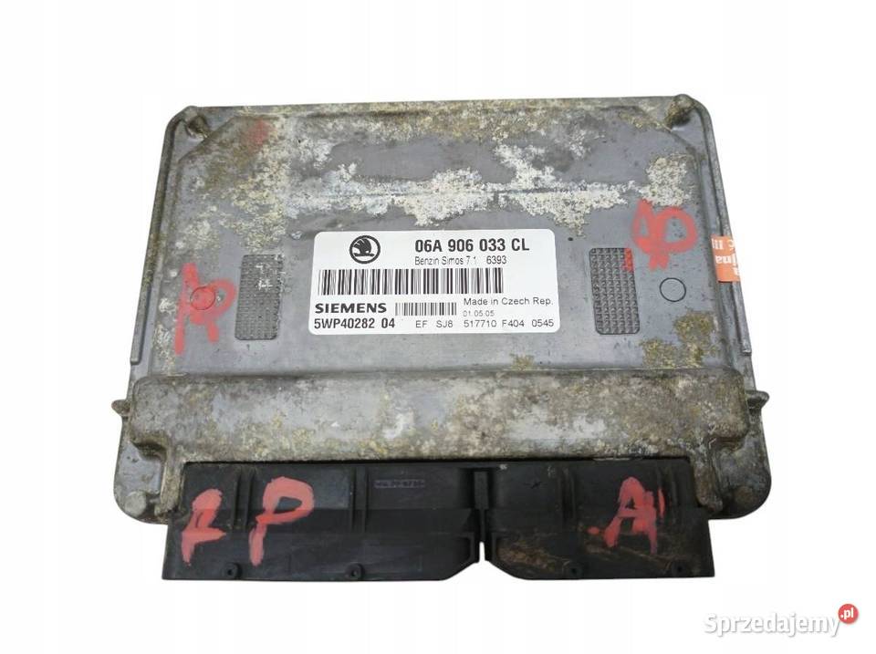 STEROWNIK SILNIKA 06A906033CL 16 B 8V 102 Skoda