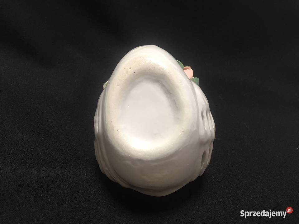 PRL porcelana łabędź kwiaty zachodniopomorskie Kołobrzeg sprzedam