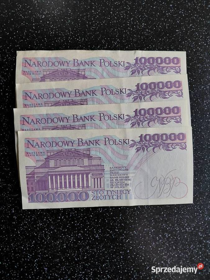 Banknoty 10000 Moniuszko Katowice