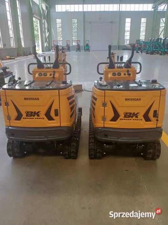 Nowa Minikoparka 1 tona BK950AS Berger Kraus Kacperówka
