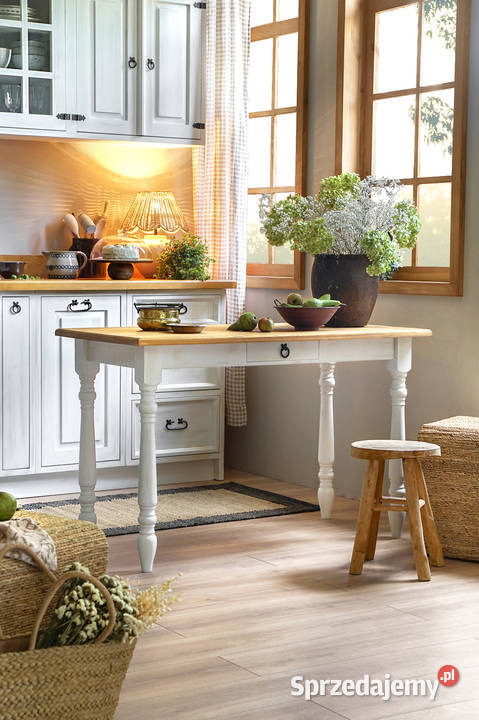 Stylowy stolik przyścienny drewniany MES 04 Maków Podhalański sprzedam